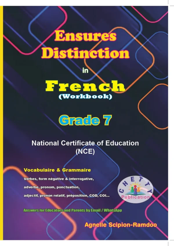 Grade 7 Ensure Distinction In French