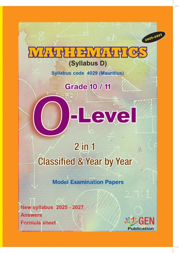 Grade 10/11 Mathematics Syllabus D